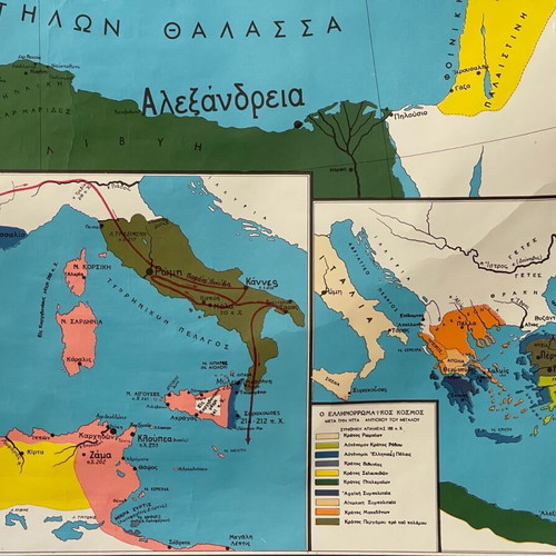 Map The Greek World 200 BC new