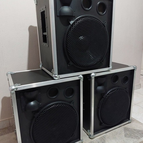 Professional passive speakers handmade 300W 15" used
