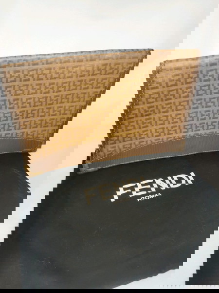Fendi vintage leather clutch τσάντα