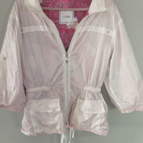 Gaudi spring jacket like new, white multicolor