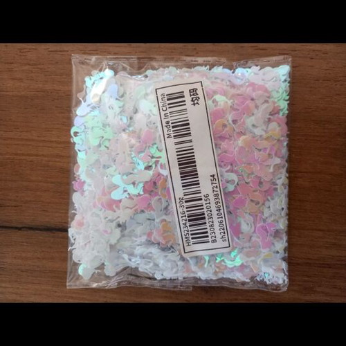 Confetti new in various designs for decoration