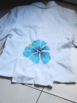 Sam 0 13 summer jacket like new, white and green