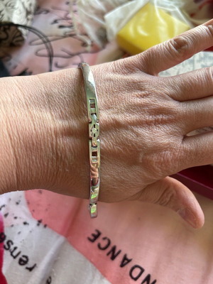 Silver bracelet used