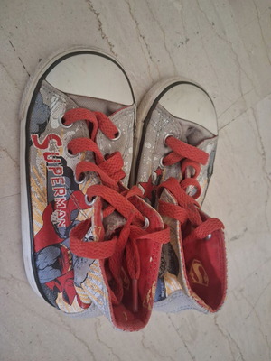 Converse All Star παιδικά παπούτσια μεταχειρισμένα με σχέδια Spiderman νούμερο 22