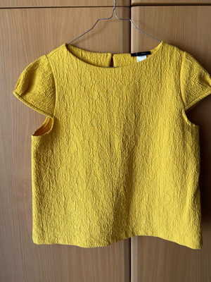 Yellow summer blouse La Redoute Collections used, size 40
