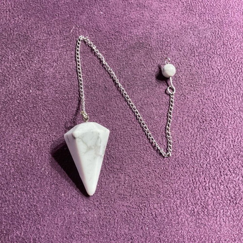 Haolite pendulum authentic stone pendant