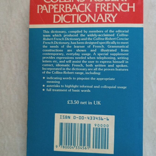 Collins Robert French-English Dictionary like new