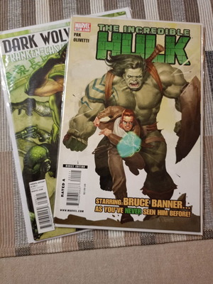 Marvel Lot Hulk #601 and Dark Wolverine #88 comics like new