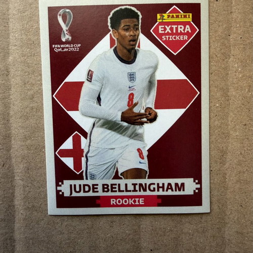 Panini Jude Bellingham Rookie Extra Sticker World Cup 2022 like new