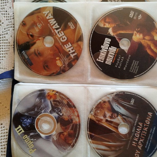 Collection of 72 DVD Western and action movies like new with case