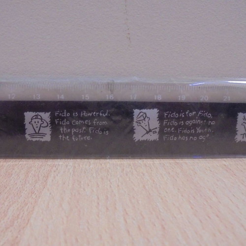 Fido Dido old school promotional ruler 30 cm from 1985 new