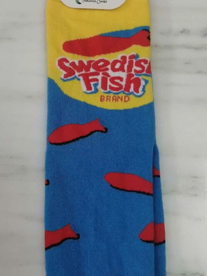 Egs Socks Swedish Fish onesize 40-46 new, blue and yellow
