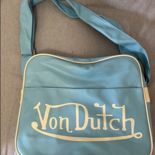 Von Dutch Shoulder Bag new, turquoise