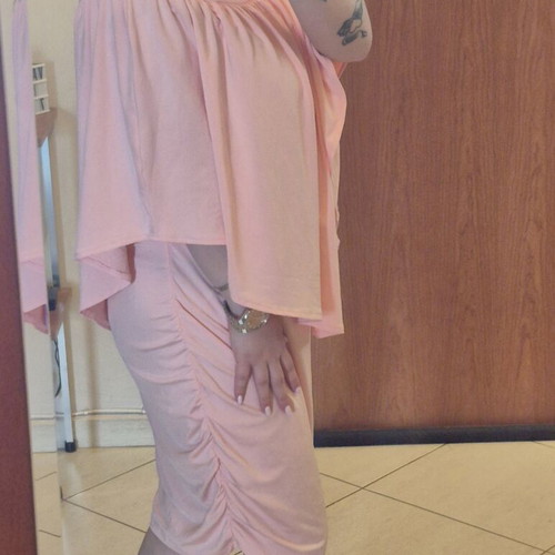 Dress new, pink, size XL 42 14