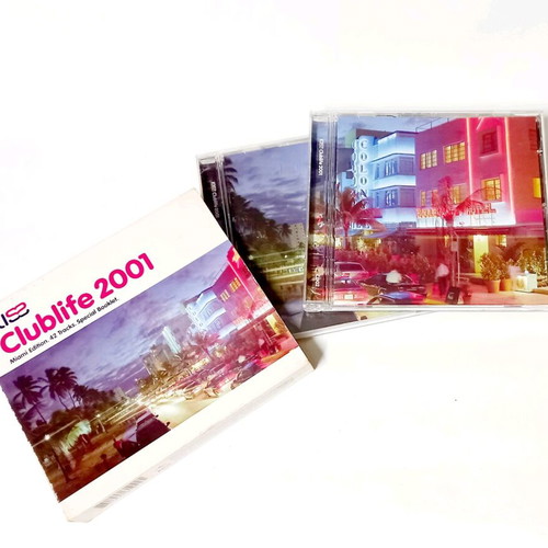 Kiss Clublife 2001 Miami Edition 2 CD set used, electronic dance