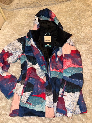 Roxy Ski Jacket like new, pink multicolor, size S