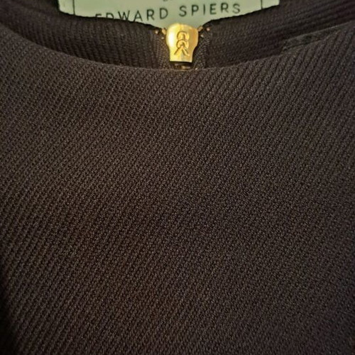 Wool coat with leather sleeves like new, size 42