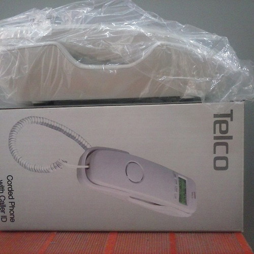 Gondola landline phone (white) (call recognition)