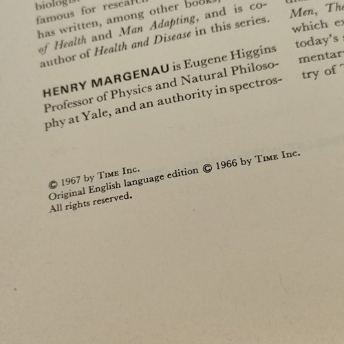 Time 1967 book by Samuel Goudsmit and Robert Claiborne, Life Science Library