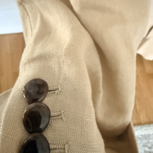 Linen suit beige oversize, like new, Zara, size M