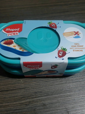 Maped Kids Food Set 2 Pieces like new, BPA free plastic