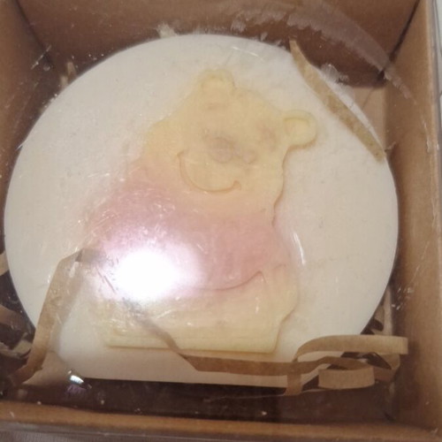 Decorative candles set of 2, new, approx. 8 cm diameter