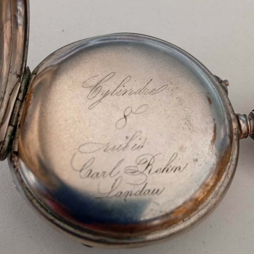 Antique Large Silver Pocket Watch used