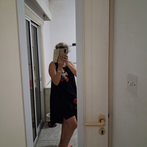 Summer Asymmetric Black Dress 100% Cotton with Patchwork Flowers and Pom-Poms like new