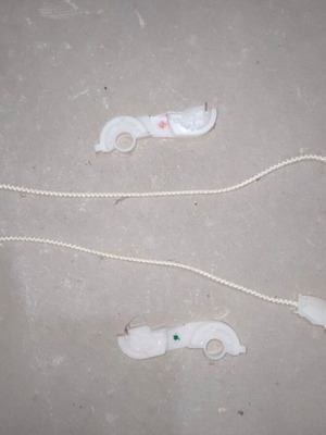 Genuine door spring guide set like new with cords