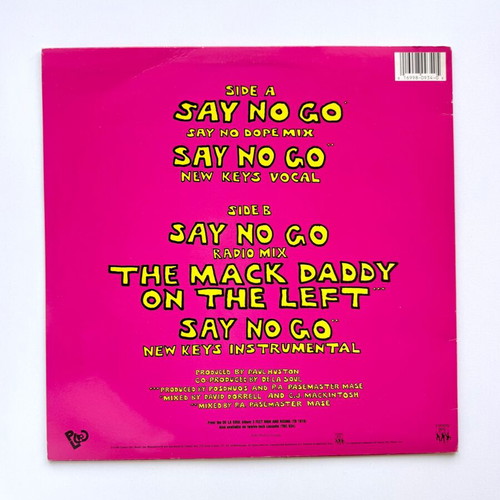 De La Soul Say No Go 12" Maxi Single used, US 1989, pop