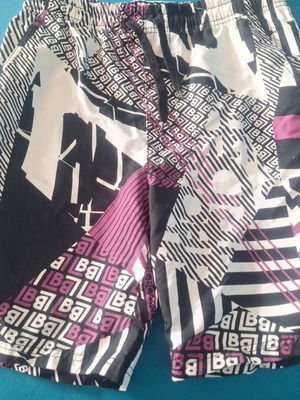 Βερμούδα μαγιό παιδική Billabong σαν καινούργια, μέγεθος 164 cm, μαύρο και μωβ