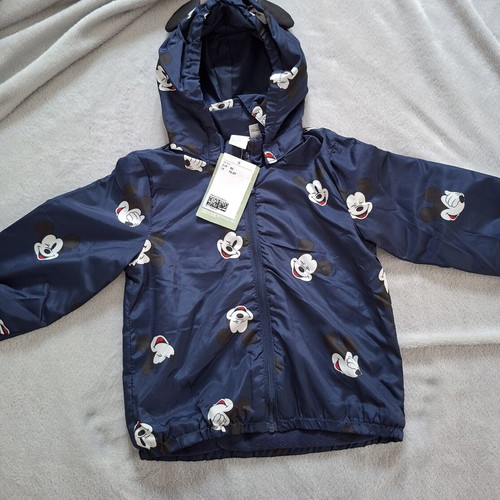 H&M Boys' Jacket with Mickey Mouse Pattern, New, Size 92 cm