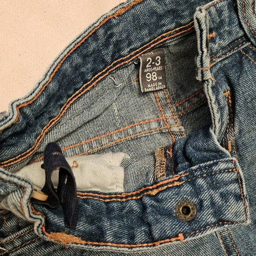 Zara kids' jeans like new, size 98 cm for 2-3 years old