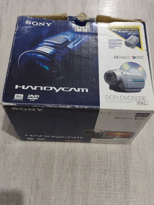 Sony Handycam DCR-DVD505E vintage βιντεοκάμερα μεταχειρισμένη με το κουτί της