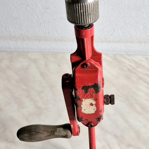 Vintage hand drill used, functional