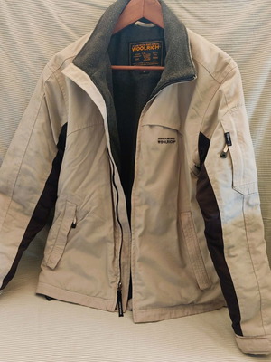 Woolrich Τζάκετ Unisex μέγεθος Small σαν καινούργιο, μαύρο και μπεζ