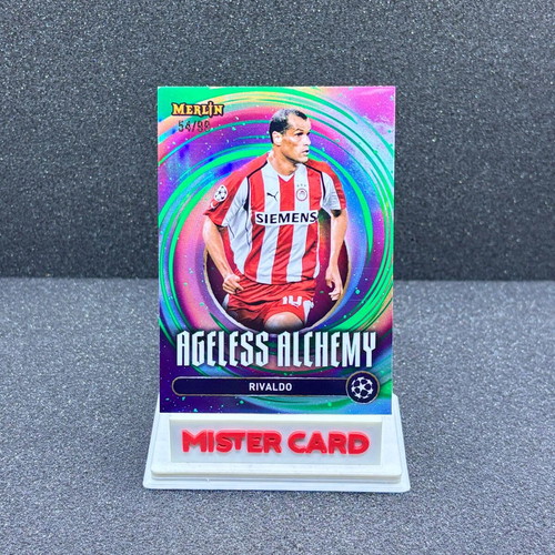 Topps Merlin Rivaldo Ageless Alchemy card 2024-25 like new, Olympiacos