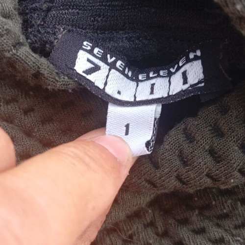 Baby hoodie like new, size 1 year, brand Seven Eleven, olive color