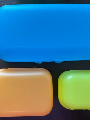 Tupperware set twins colorful new
