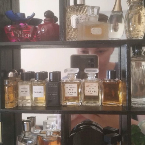 Miniature Perfumes Collection Like New With Handmade Display Cases