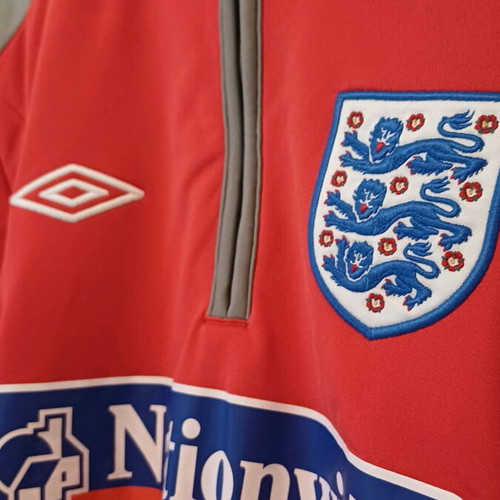 England National Football Team Umbro Kids Training Sweatshirt Red Size 152 Like New