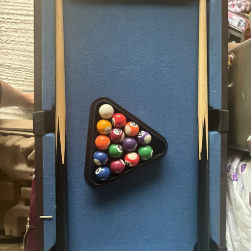 Wooden billiard like new