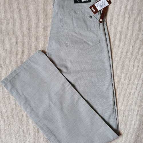 Marvin men's pants new, size L, gray, 100% cotton, made in Greece