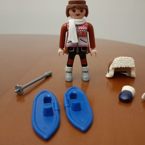 Playmobil Winter Sports Figure like new with accessories