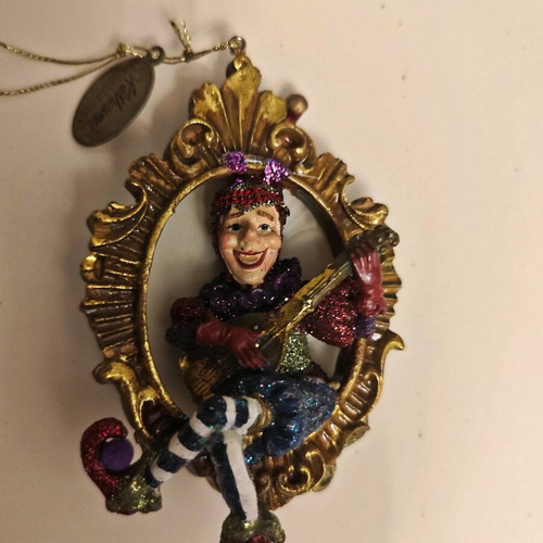 Katherine's Collection Harlequin collectible ornament like new, 11 cm