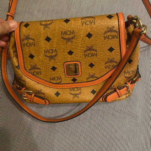 MCM shoulder bag like new with extra crossbody strap