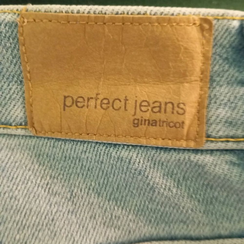 Gina Tricot Perfect Jeans Mom Fit XL 42 used, blue turquoise