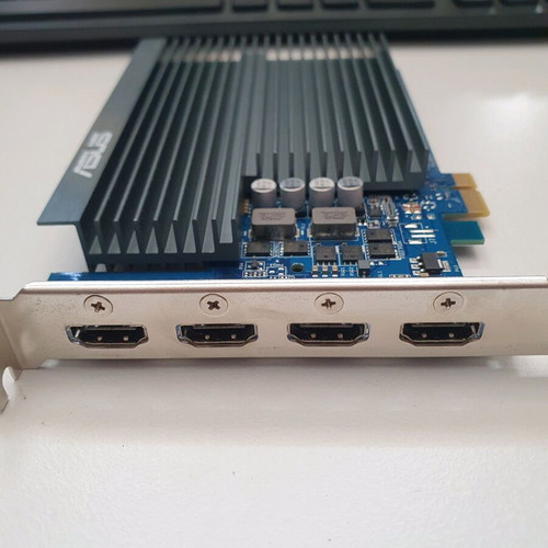 ASUS GeForce GT 730 4H-SL-2GD5 2GB GDDR5 Low Profile Single Slot 4x HDMI like new