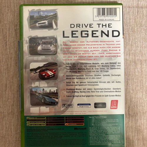 Ford Racing 2 Xbox Original used, German complete