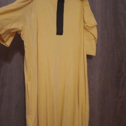 Makó dress like new, yellow with pockets